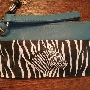 Artist One Of Kind Leather Clutch